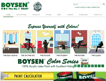 Tablet Screenshot of boysen.websitedesign.com.ph